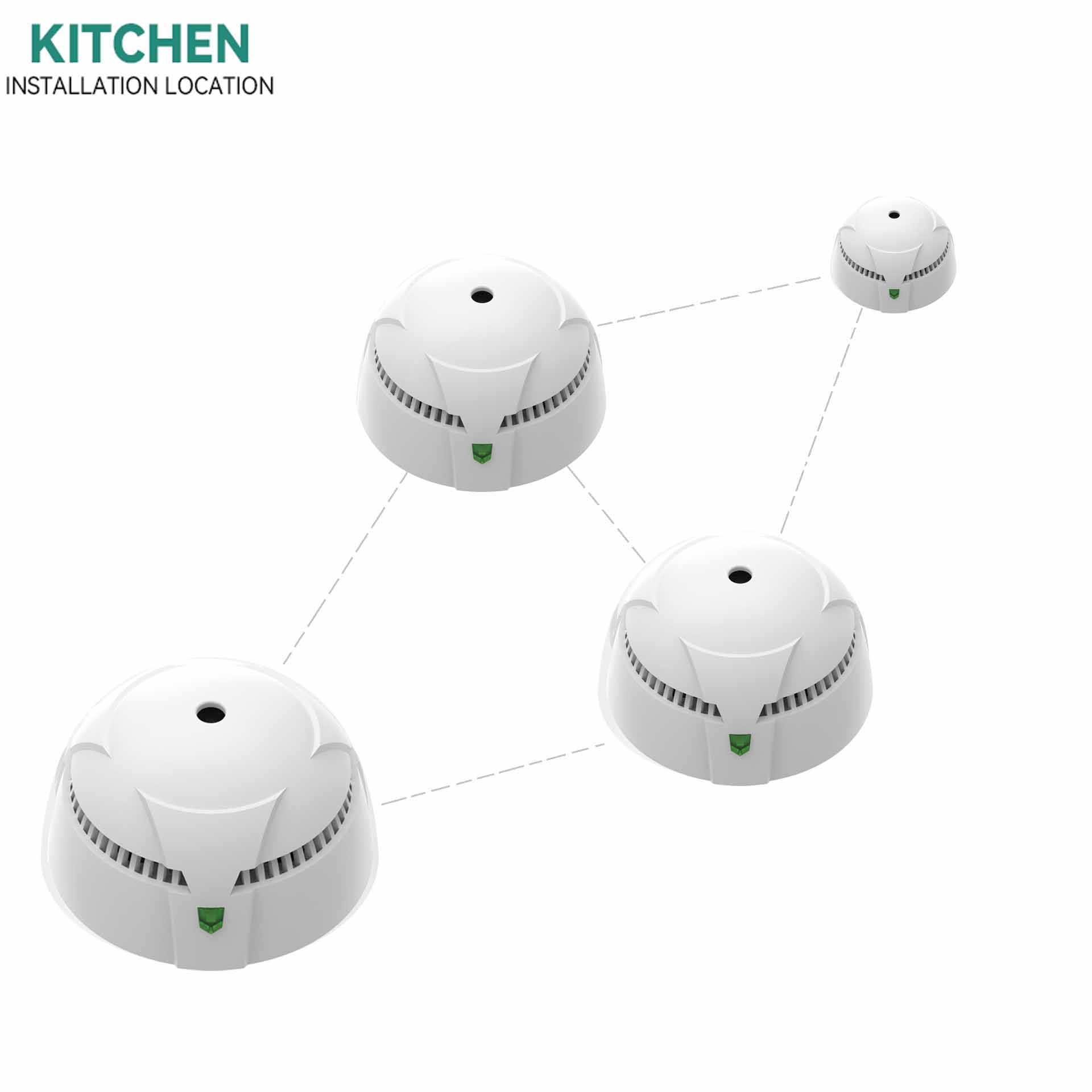 AJ-772SI4 Wireless Interconnected MINI Smoke Alarm