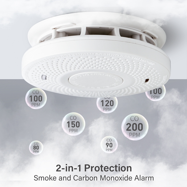 AJ-938WB wifi smoke and carbon monoxide detector